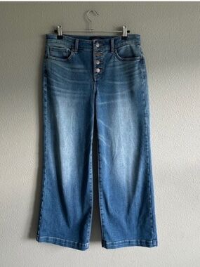 NYDJ Wide Leg Crop Jeans